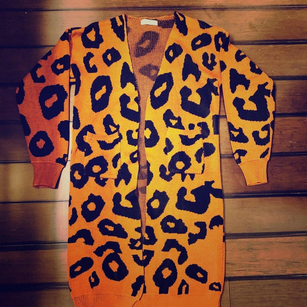 Leopard Print Cardigan